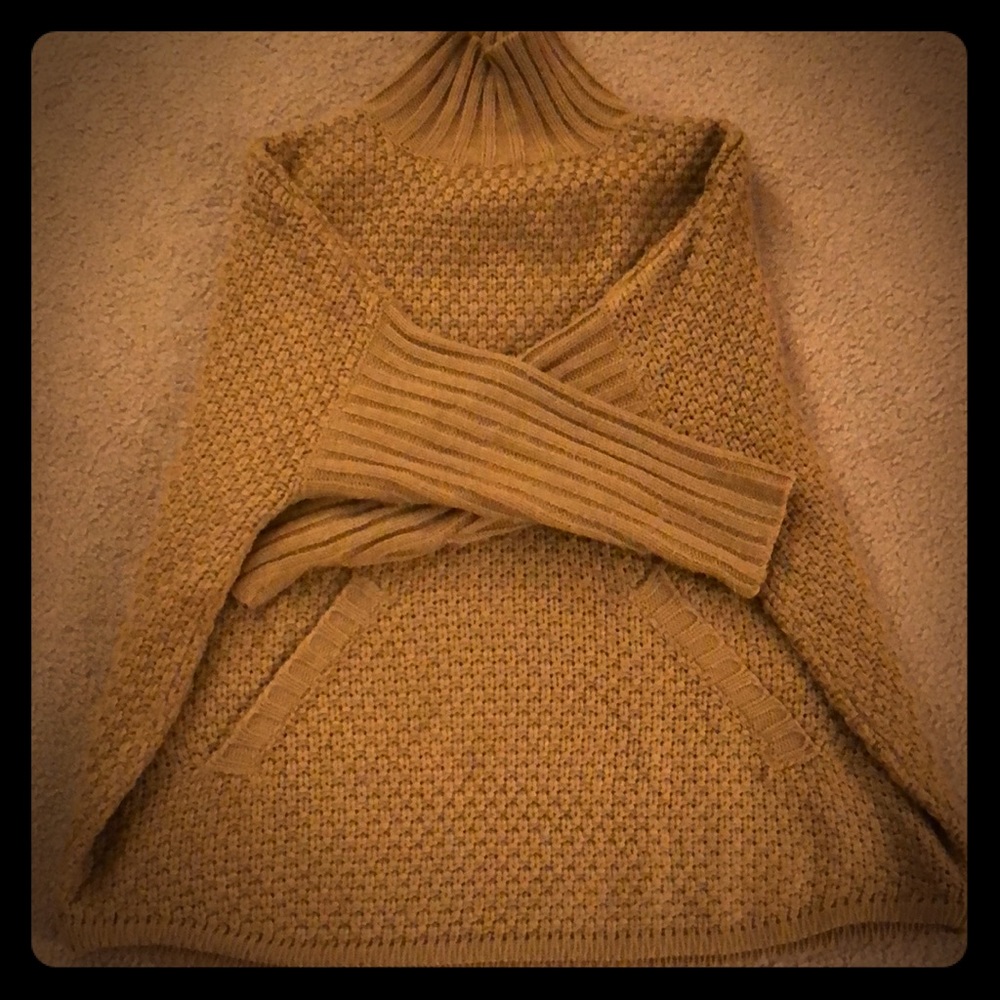 Nice tan sweater.